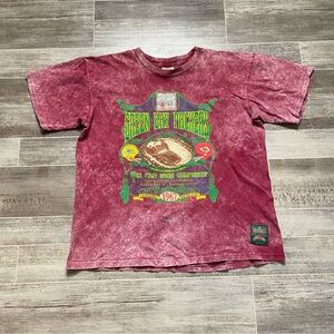 Vintage NFL Green Bay Packers Tee Red Tye Dye